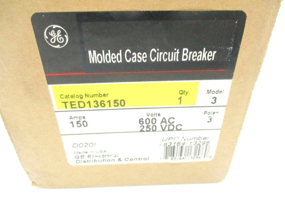GENERAL ELECTRIC TED136150 600VAC 150A (GREEN) NSMP