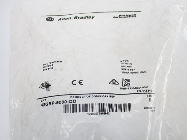 ALLEN BRADLEY 42GRP-9000-QD SER. B 10-30VDC NSMP