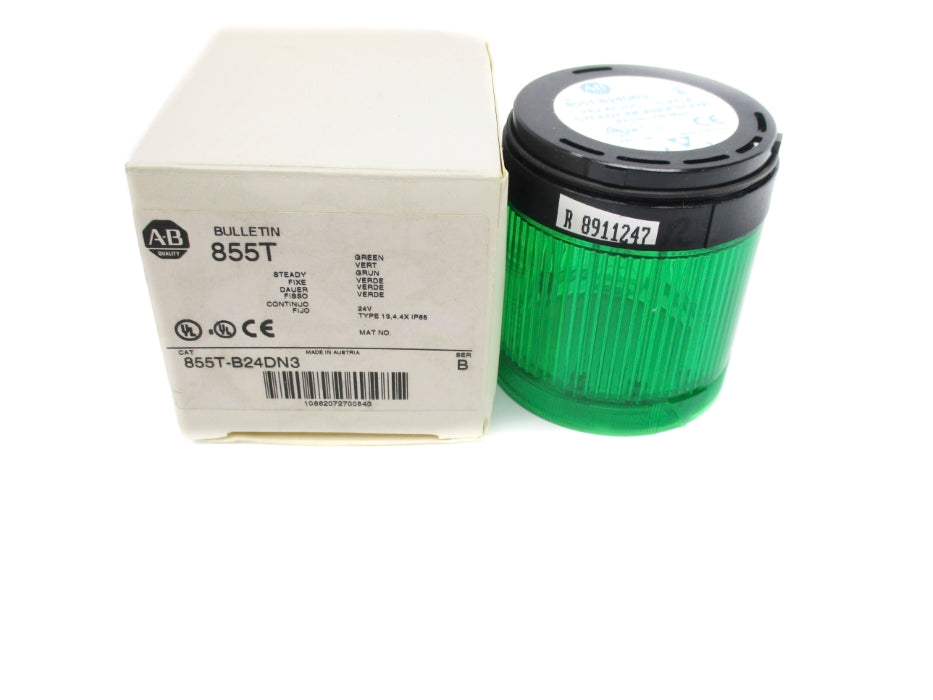 ALLEN BRADLEY 855T-B24DN3 SER. B 24VAC/DC 0.271A (WH) NSMP