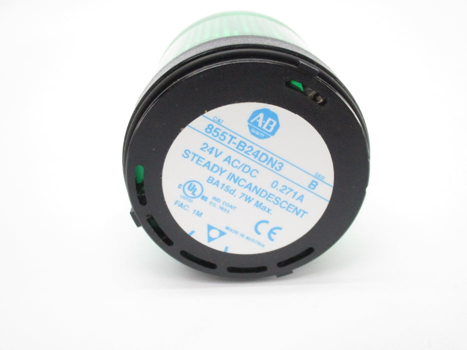 ALLEN BRADLEY 855T-B24DN3 SER. B 24VAC/DC 0.271A (WH) NSMP
