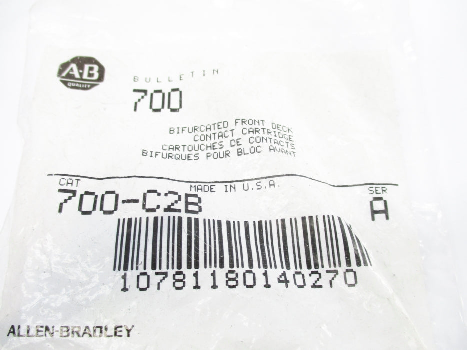 INDUSTRIAL SPARE PART 700-C2B SER. A NSMP