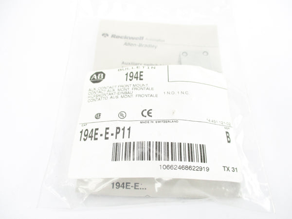 ALLEN BRADLEY 194E-E-P11 SER. B 690V 10A NSMP