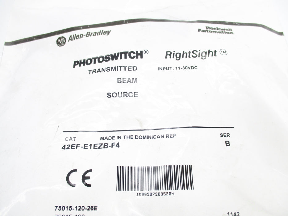 ALLEN BRADLEY 42EF-E1EZB-F4 SER. B 11-30VDC NSMP