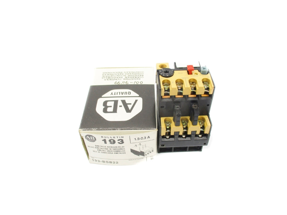 INDUSTRIAL SPARE PART 193-BSB2 SER. B 600V 1.5-2.3A (BK/WH) NSMP