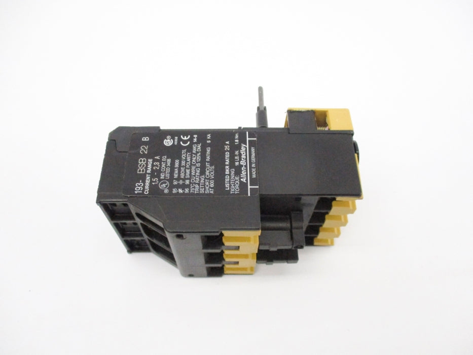 INDUSTRIAL SPARE PART 193-BSB2 SER. B 600V 1.5-2.3A (BK/WH) NSMP