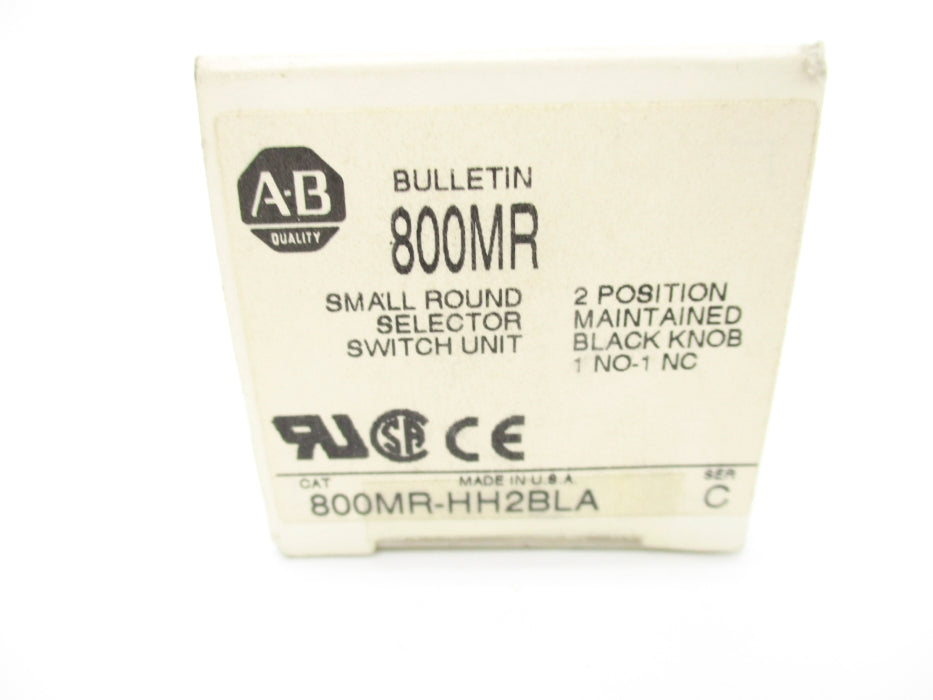 ALLEN BRADLEY 800MR-HH2BLA SER. C 300VAC (WH) NSMP