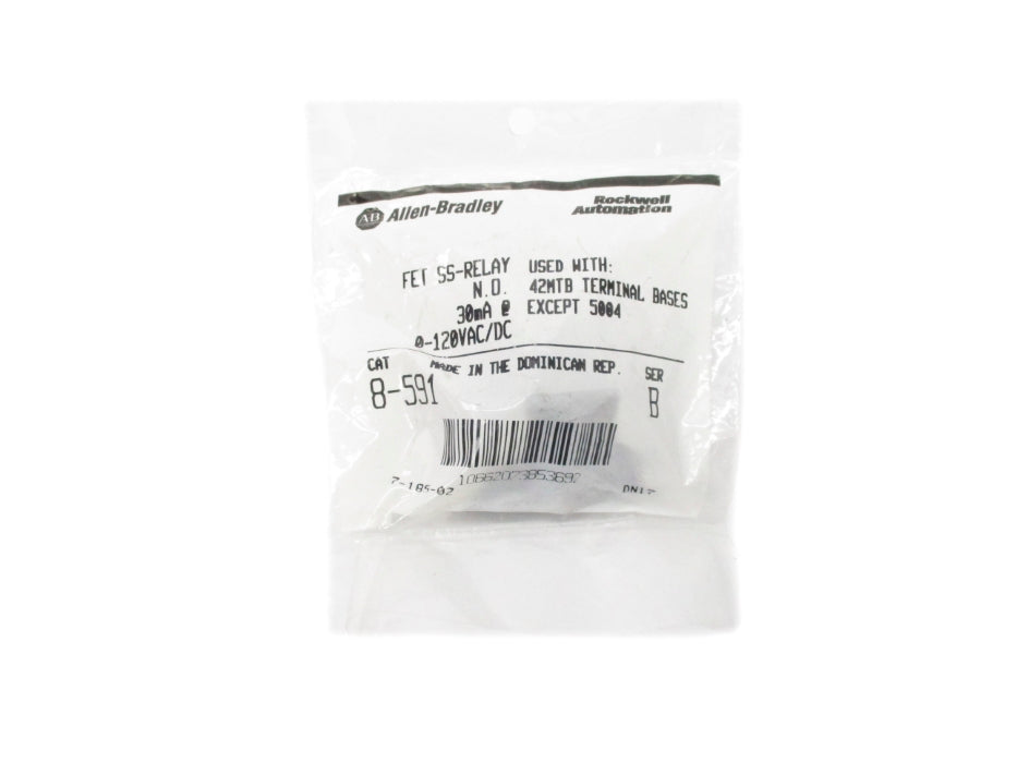INDUSTRIAL SPARE PART 8-591 SER. B 0-120VAC/DC NSMP