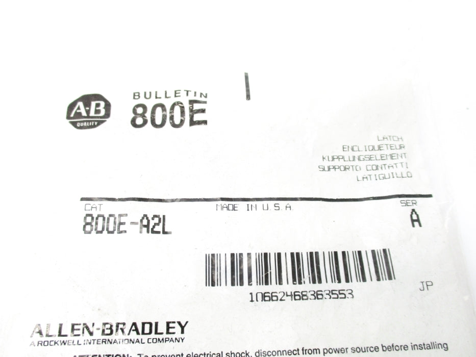 INDUSTRIAL SPARE PART 800E-A2L SER. A NSMP