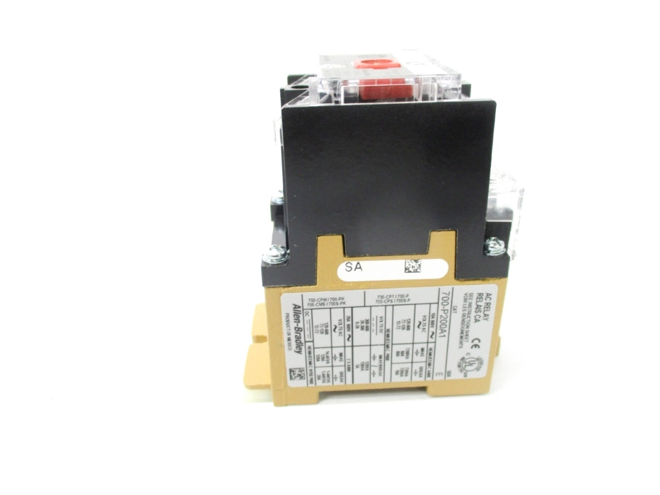 ALLEN BRADLEY 700-P200A1 SER. E 110/115-120V 60A (WH) NSMP