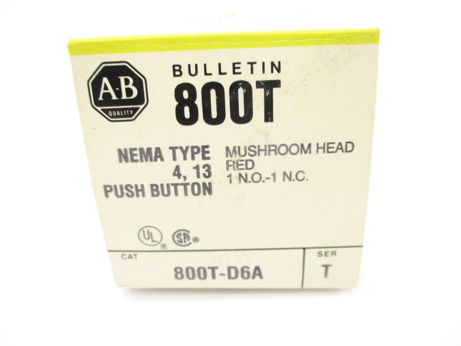 INDUSTRIAL SPARE PART 800T-D6A SER. T (BK/YL) NSMP
