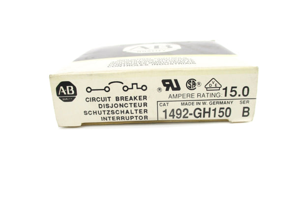 ALLEN BRADLEY 1492-GH150 SER. B 125VAC 15A NSMP