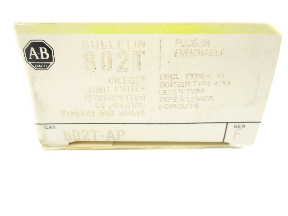 ALLEN BRADLEY 802T-AP SER. F (BK/YL) NSMP