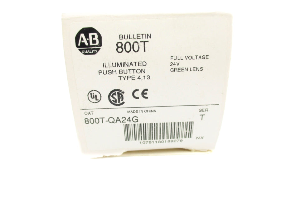 INDUSTRIAL SPARE PART 800T-QA24G SER. T 24VAC/DC (WH) NSMP