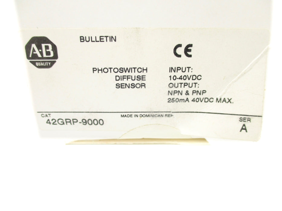 INDUSTRIAL SPARE PART 42GRP-9000 SER. A (WH) NSMP