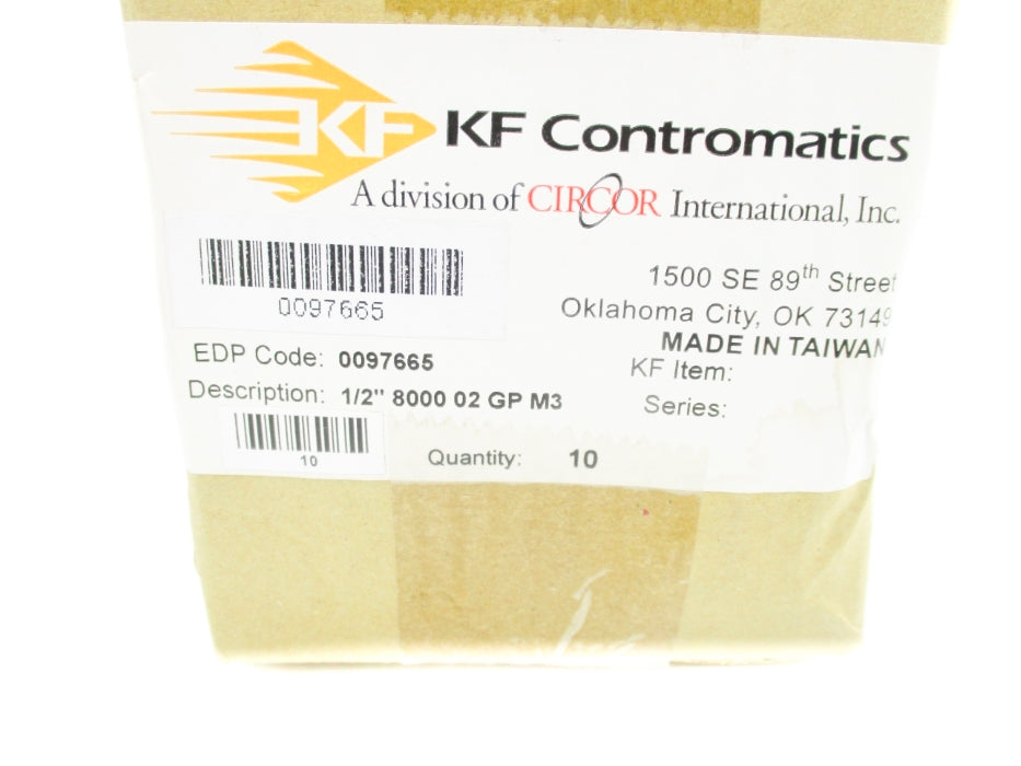 KF CONTROMATICS 0097665 02GPLHM3 (PKG OF 10) NSMP