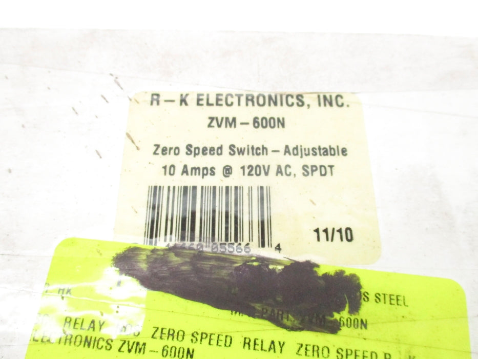 RK ELECTRONICS ZVM-600N 120VAC 10A NSMP