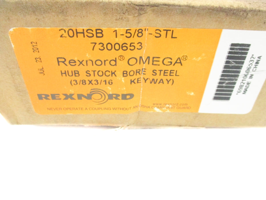 REXNORD 7300653 20HSB 1-5/8"-STL NSMP