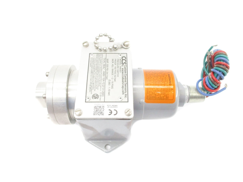 CUSTOM CONTROLS SENSOR 646GE1 1.2-16PSIG NSMP