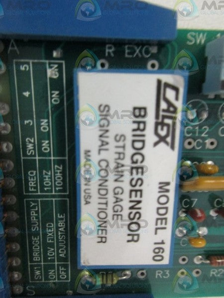 BRIDESENSOR 160 STRAIN GAGE SIGNAL CONDITIONOR (AS PICTURED) UNMP