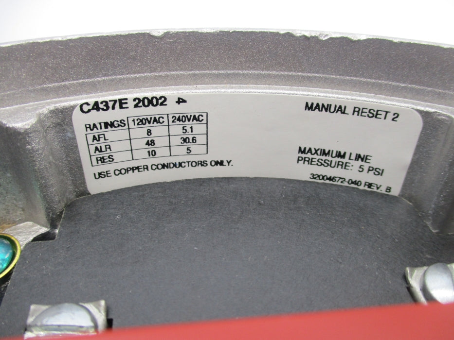 HONEYWELL C437E2002 240VAC 5.1A NSNP
