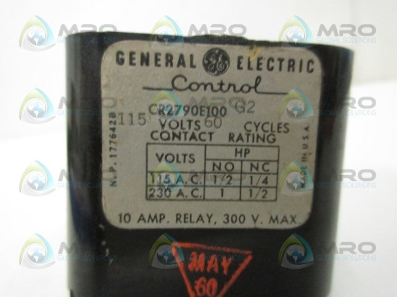 GENERAL ELECTRIC CR2790E100G2 RELAY UNMP