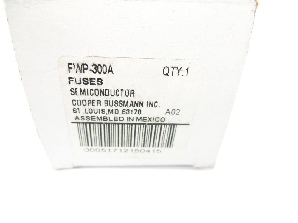BUSSMANN FWP-300A 700VAC/DC 300A (WH/WH) NSMP
