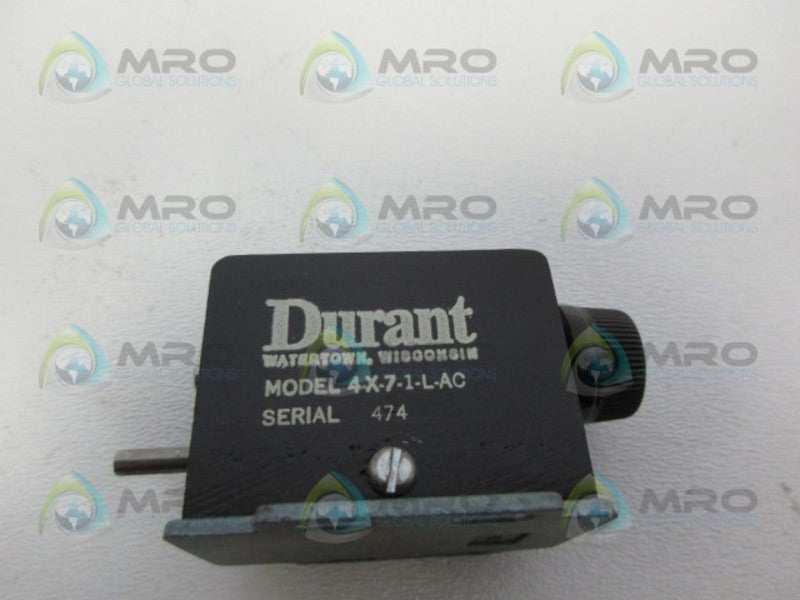 DURANT 4-X-7-1-L-AC COUNTER NSNP