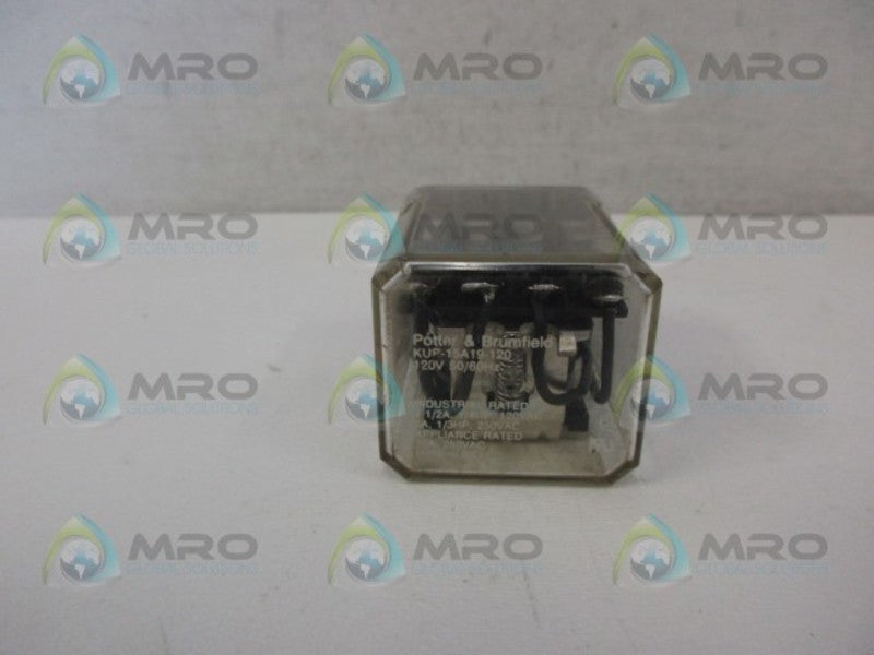 POTTER & BRUMFIELD KUP-15A19-120 RELAY UNMP