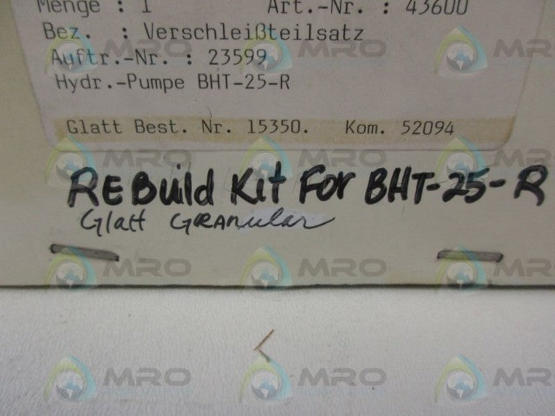 BHTT-25-R REBUILD KIT NSMP