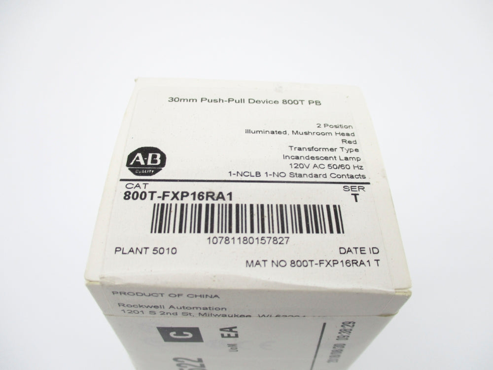 INDUSTRIAL SPARE PART 800T-FXP16RA1 SER. T 120V (WH) NSFS