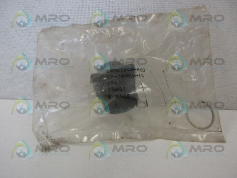 AMPHENOL 97-3102A18 FLANGE MOUNT PLUG NSMP
