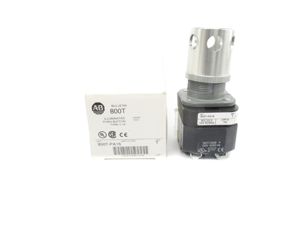 ALLEN BRADLEY 800T-PA16 SER. T 120V (WH) NSMP