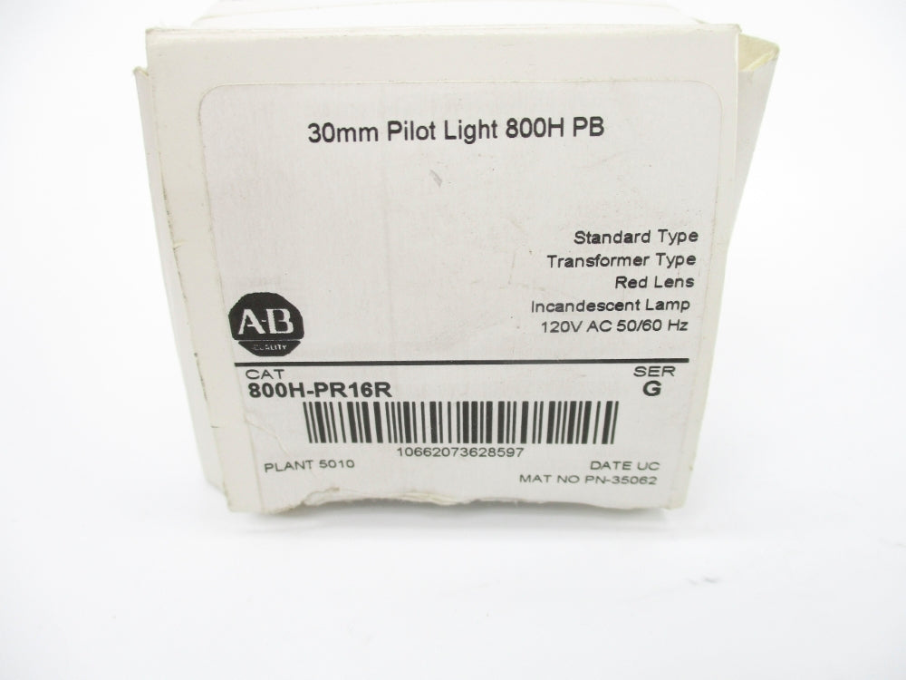 INDUSTRIAL SPARE PART 800H-PR16R SER. G (AS PICTURED) (WH) NSMP