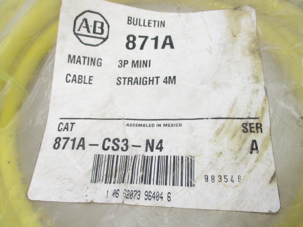 ALLEN BRADLEY 871A-CS3-N4 SER. A NSMP
