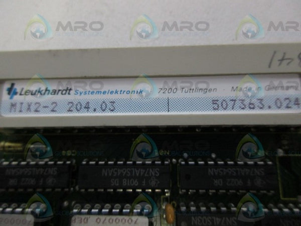 LEUKHARDT MIX2-2 204.03 CIRCUIT BOARD CARD NSMP