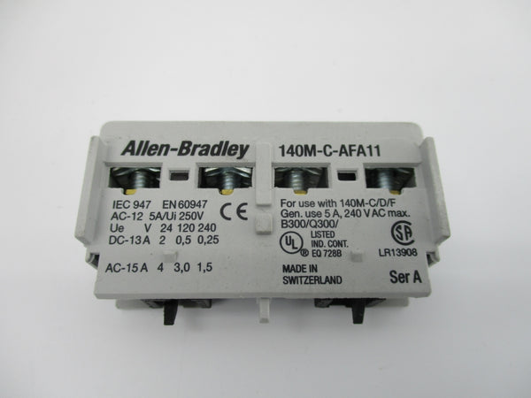 ALLEN BRADLEY 140M-C-AFA11 SER. A 240VAC 5A NSNP