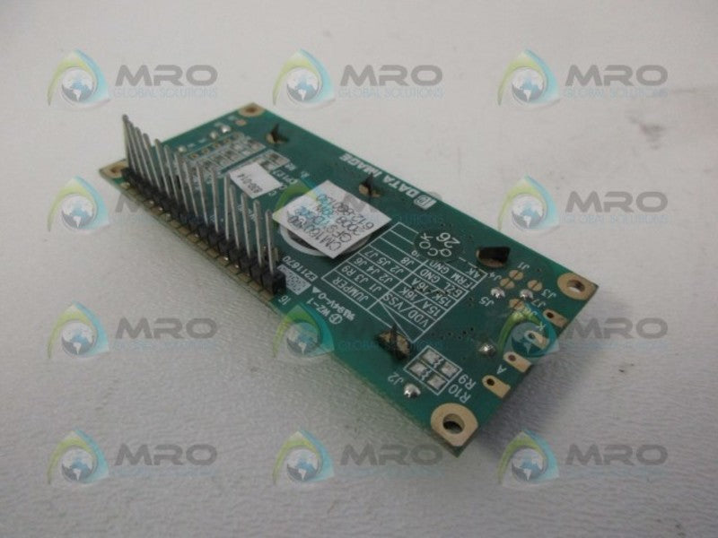 DATA IMAGE PM1610-1 LCD MODULE (AS PICTURED) UNMP