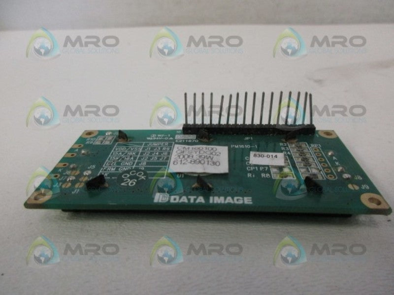 DATA IMAGE PM1610-1 LCD MODULE (AS PICTURED) UNMP