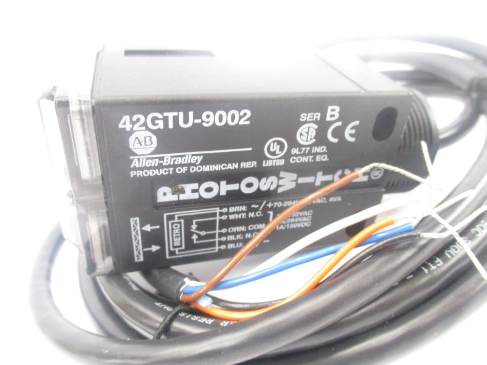 ALLEN BRADLEY 42GTU-9002 SER. B 70-264VDC/AC 2A NSNP