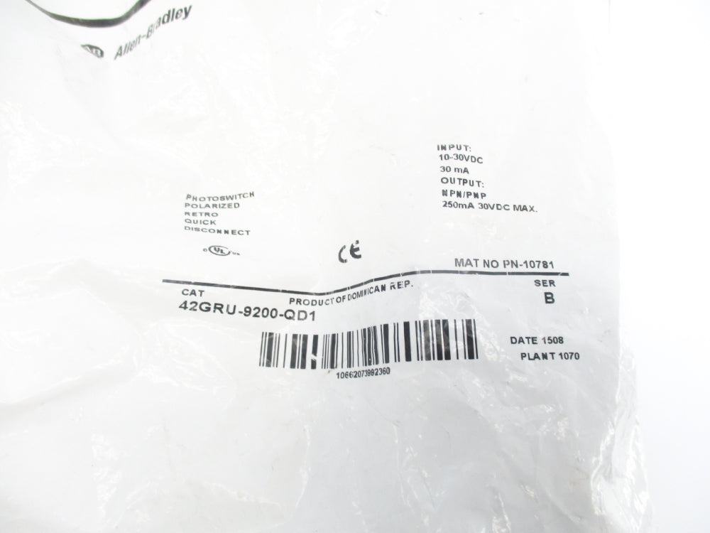 INDUSTRIAL SPARE PART 42GRU-9200-QD1 SER. B 10-30VDC NSMP