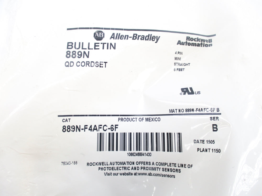 ALLEN BRADLEY 889N-F4AFC-6F SER. B NSMP