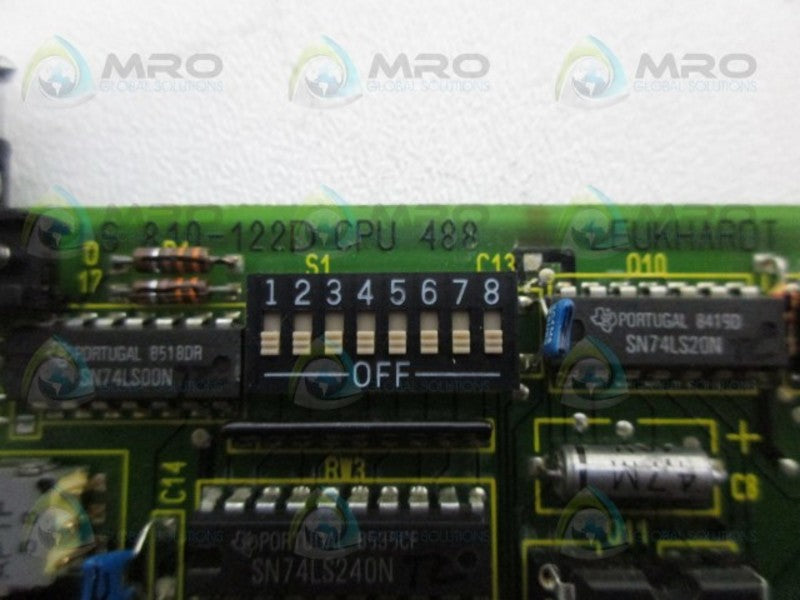 LEUKHARDT LS810-122D CPU 488 CPU CARD NSMP