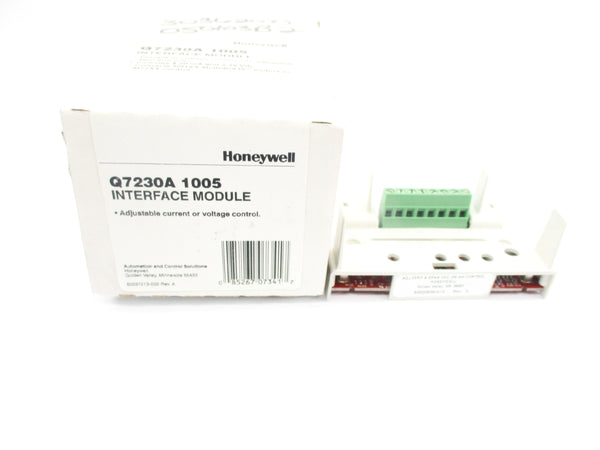 HONEYWELL Q7230A 1005 REV. A NSMP