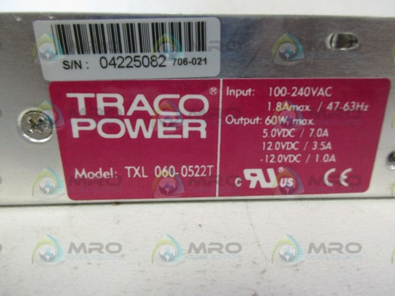 TRACO TXL060-0522T POWER SUPPLY UNMP