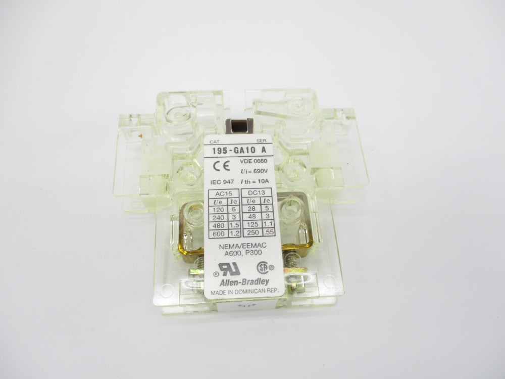 INDUSTRIAL SPARE PART 195-GA10 SER. A 600VAC 1.2A (GY/BL) NSMP