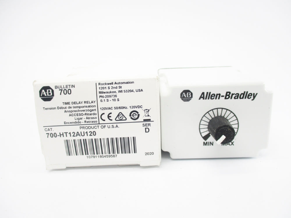 INDUSTRIAL SPARE PART 700-HT12AU120 SER. D 120VAC/DC 10A 0.1-10S (WH) NSMP
