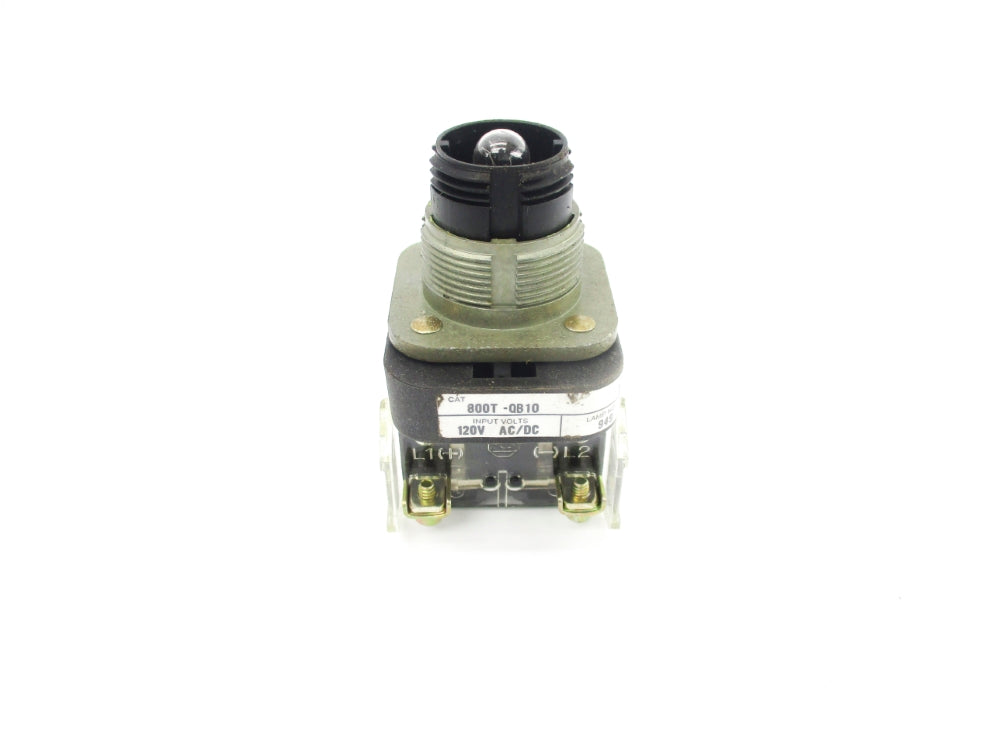 ALLEN BRADLEY 800T-QB10 SER. T 120VAC (AS PICTURED) NSNP