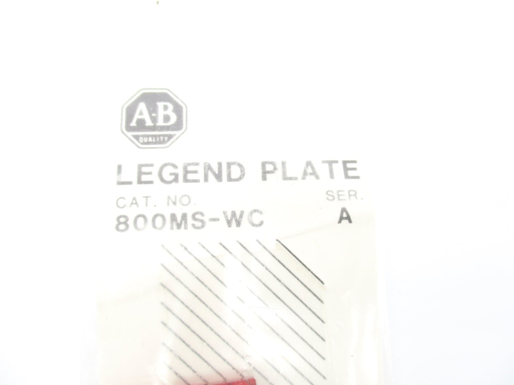 ALLEN BRADLEY 800MS-WC SER. A NSMP