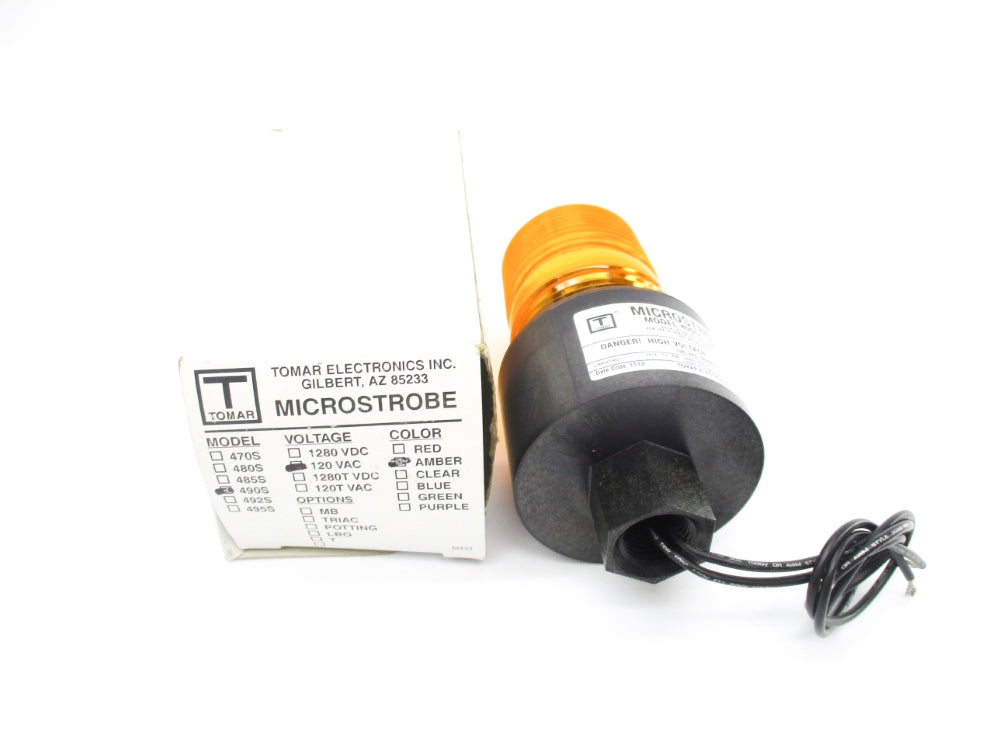 TOMAR 490S-120 (AMBER) 120VAC NSMP