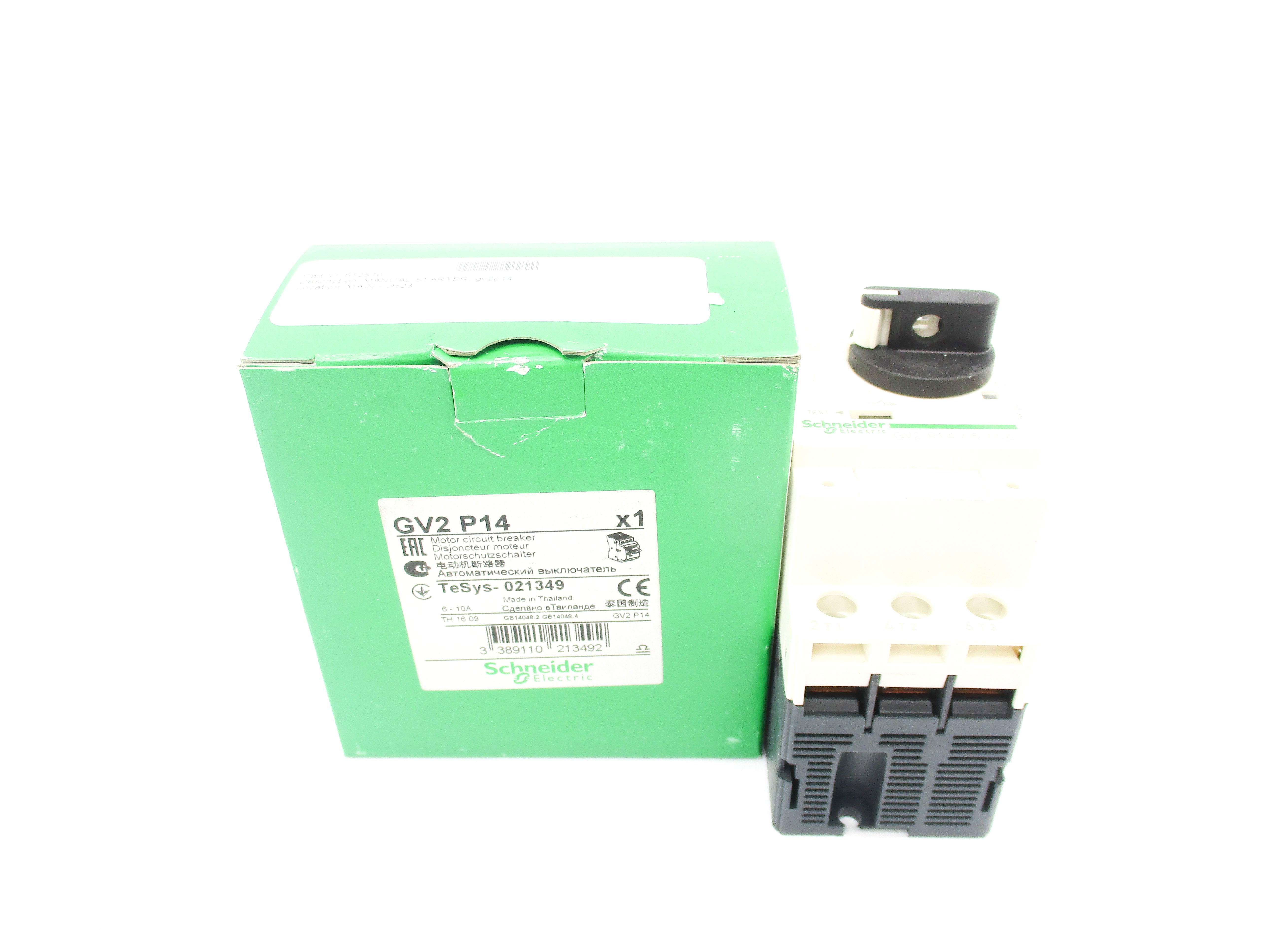 SCHNEIDER ELECTRIC GV2P14 600V 6-10A NSMP